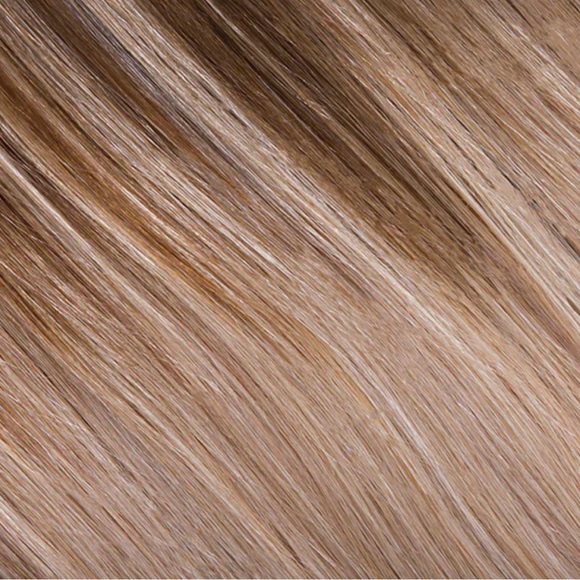 BELLAMI Silk Seam 180g 20" Cool Brown/Dirty Blonde (17/18) Hair Extensions × 1 - Picture 3 of 3